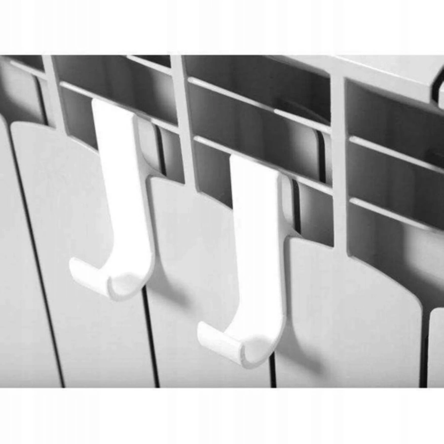 Wieszak na ręczniki biały 2 szt