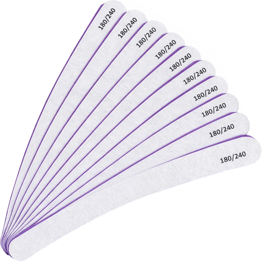 Pilnik do Paznokci Banan Zebra 180/240 10 szt.