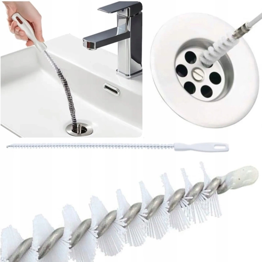 Szczotka spiralna do czyszczenia zlewu wycior 58 cm