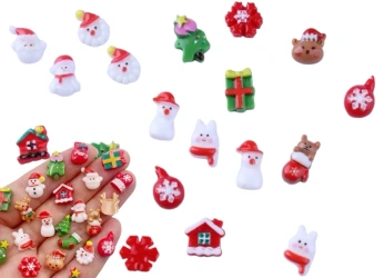 Mix ozdób świątecznych 3D do paznokci
