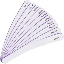 Pilnik do Paznokci Banan Zebra 180/240 10 szt. 