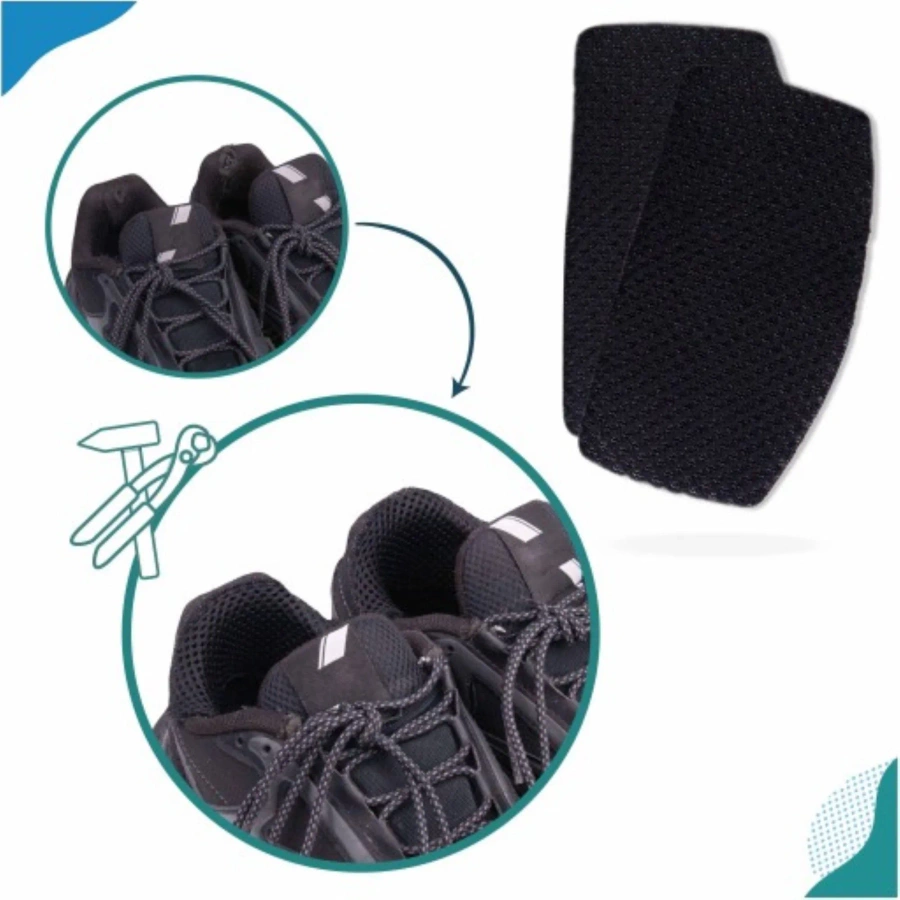Samoprzylepne zapiętki do butów 2 szt 10 x 6 cm