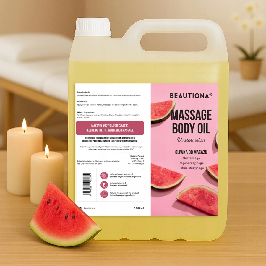 Oliwka olejek do masażu arbuzowa 5000 ml
