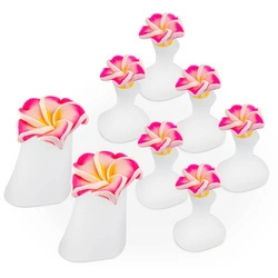 Pojedyncze separatory do paznokci do pedicure kwiaty 8 sztuk