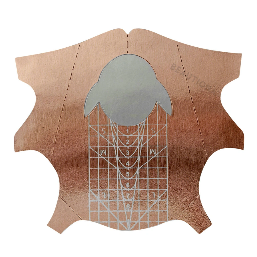 Szablony formy do paznokci motyle ROSE GOLD 500 szt.