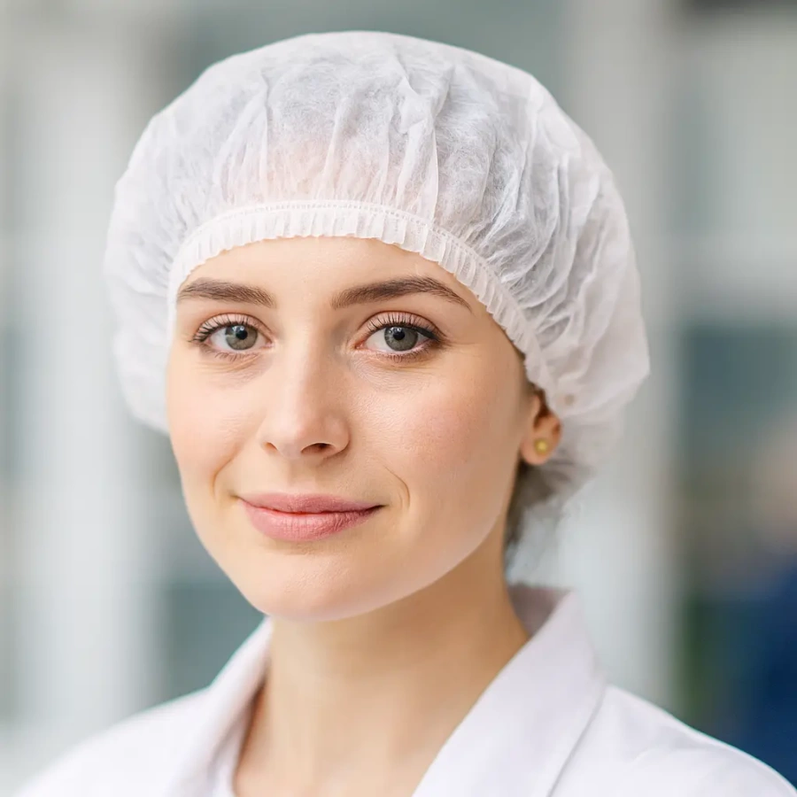 Jednorazowy czepek kosmetyczny 100 sztuk