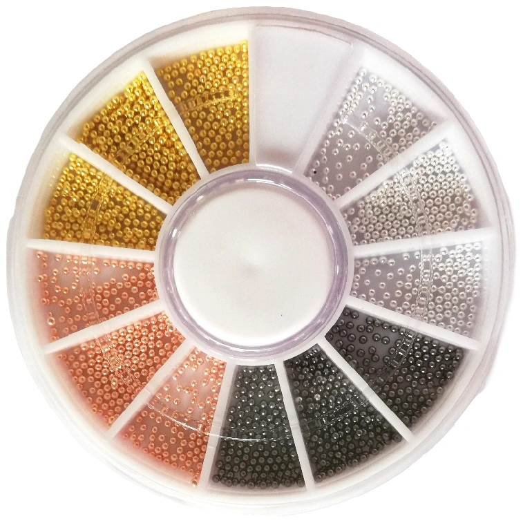 Kawior ozdobny do paznokci mix kolorów