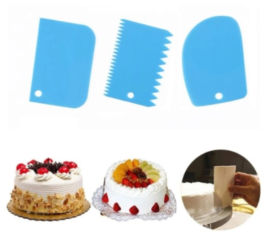 Silikonowy rękaw cukierniczy niebieski zestaw