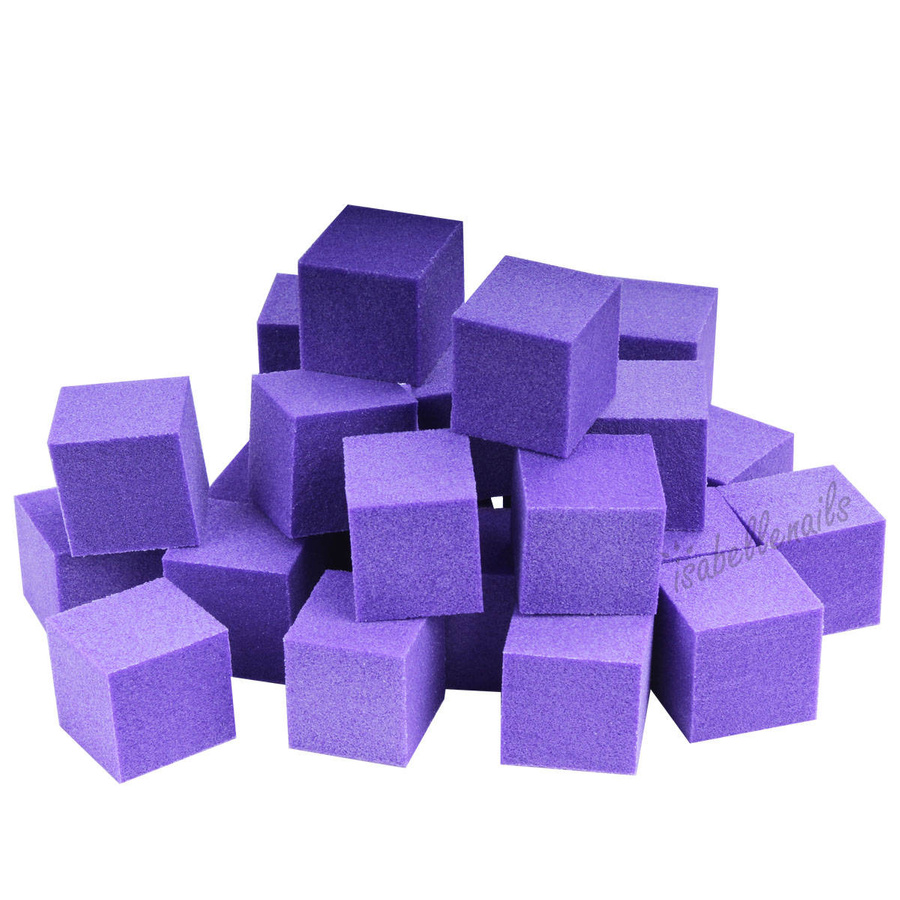 25x mini blok polerski kostka 100/100 4-stronna kolorowe