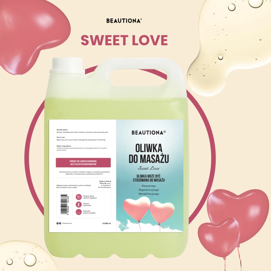 Oliwka olejek do masażu Sweet Love 5000 ml