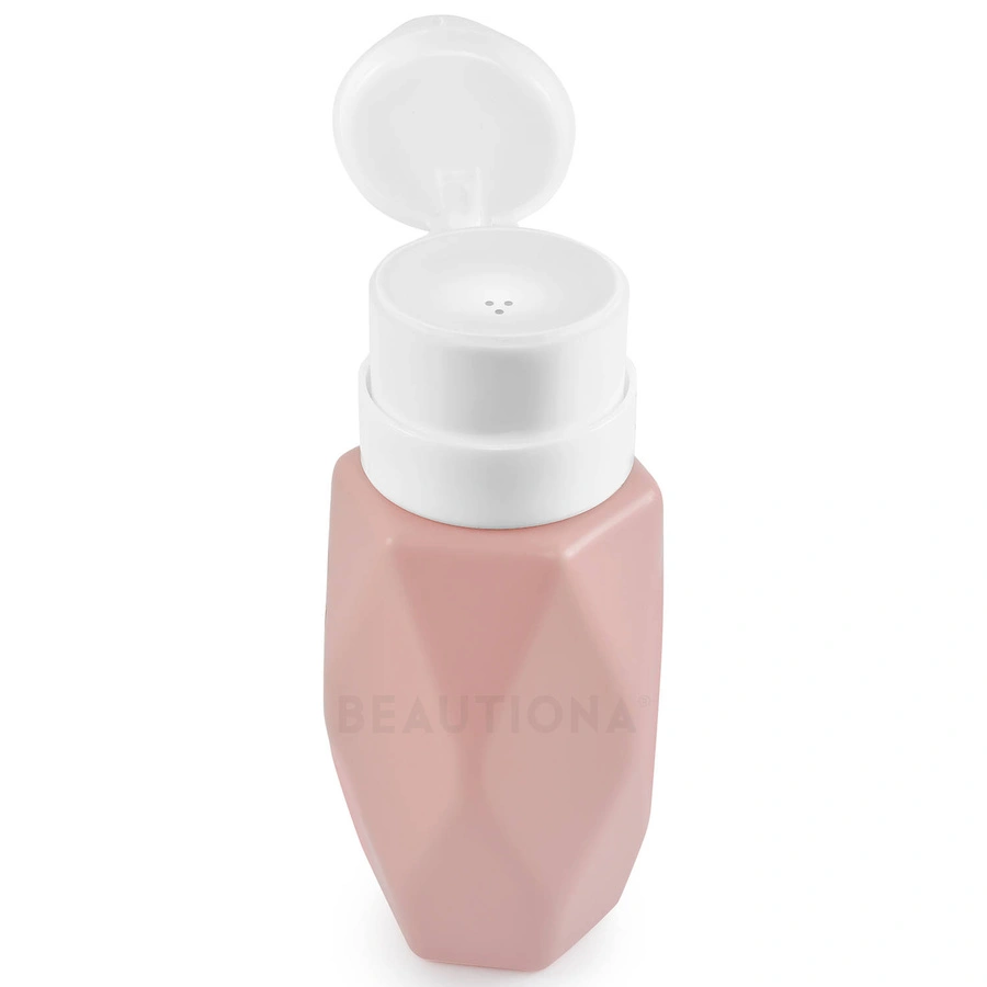 Buteleczka pojemnik na cleaner aceton 200 ml jasny róż