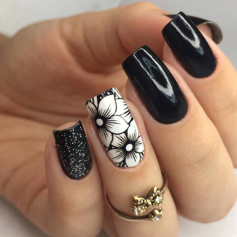 Isabellenails Lakier do stempli czarny 7 ml