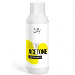 Aceton Lilly zmywacz do paznokci do usuwania hybrydy 500 ml