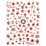 Naklejki na paznokcie samoprzylepne motyw świąteczny