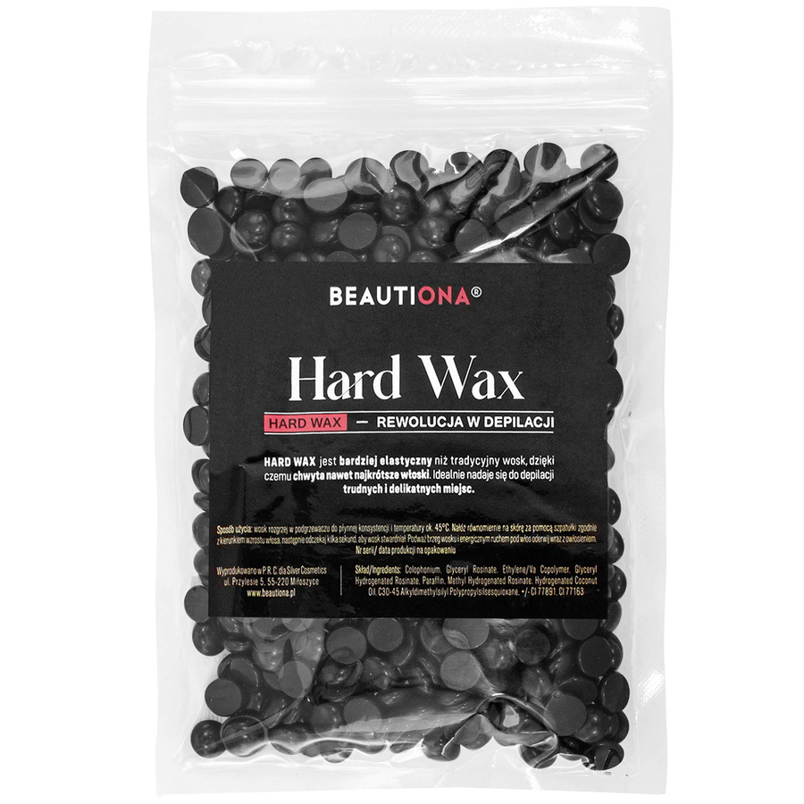 Wosk twardy czarny w dropsach 100 g