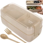Śniadaniówka ze sztućcami  750 ml 18,5x8 cm