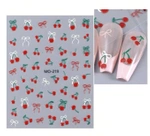 Naklejki na paznokcie samoprzylepne motyw owoców