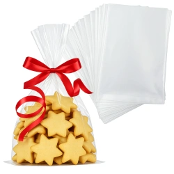 Woreczki celofanowe do upominków 100 szt. 10x15 cm