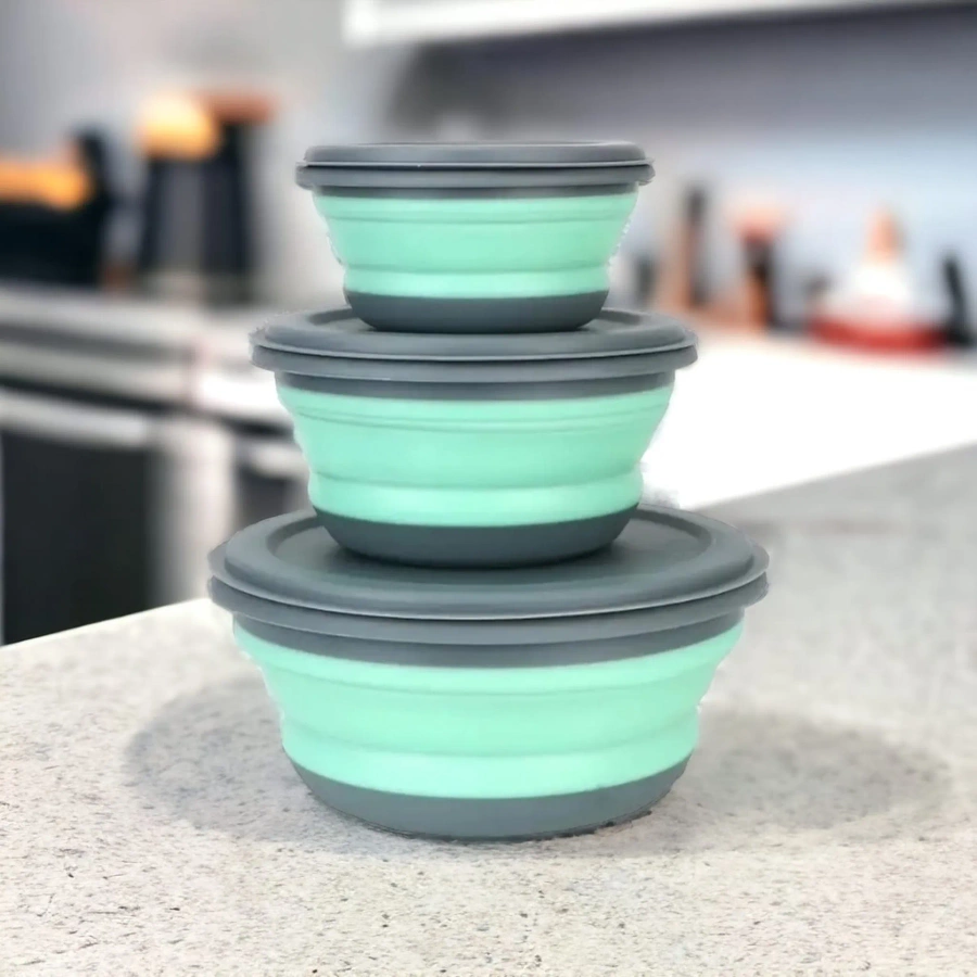 Składane miski turystyczne 3 sztuki