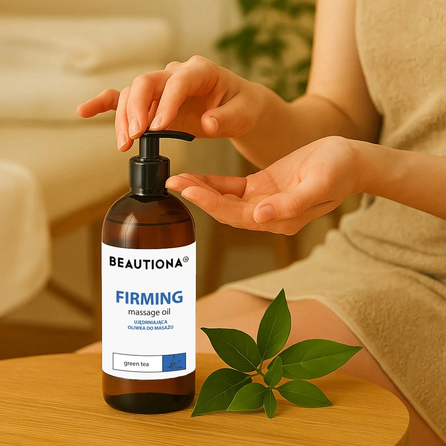 Oliwka do masażu ciała ujędrniająca Zielona Herbata 500 ml