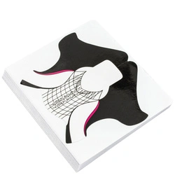 Szablony do przedłużania paznokci żelem szerokie 20 szt. 