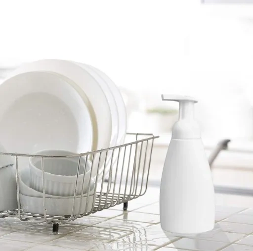 Dozownik spieniający butelka pojemnik do płynów biały 300 ml