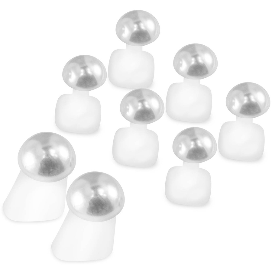 Pojedyncze separatory do paznokci do pedicure perły 8 sztuk