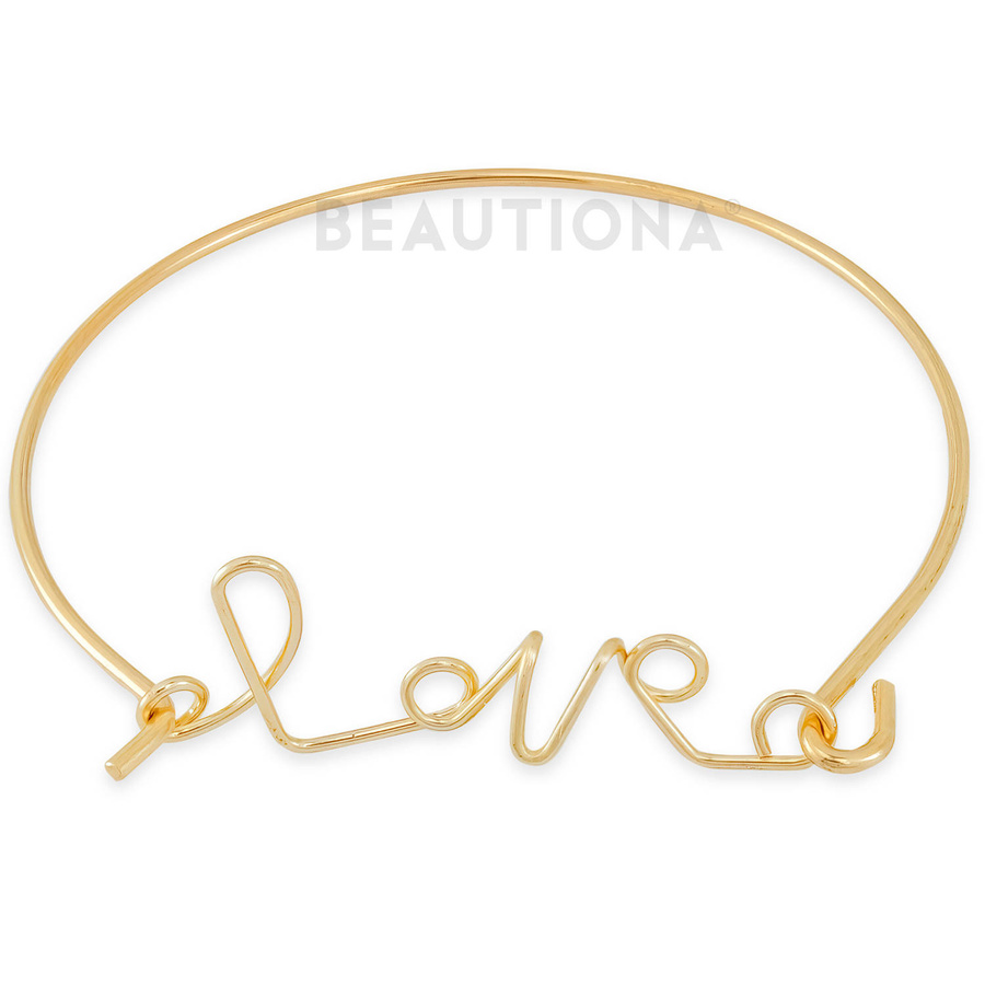 Zestaw bransoletek złotych muszla ananas 4 sztuki