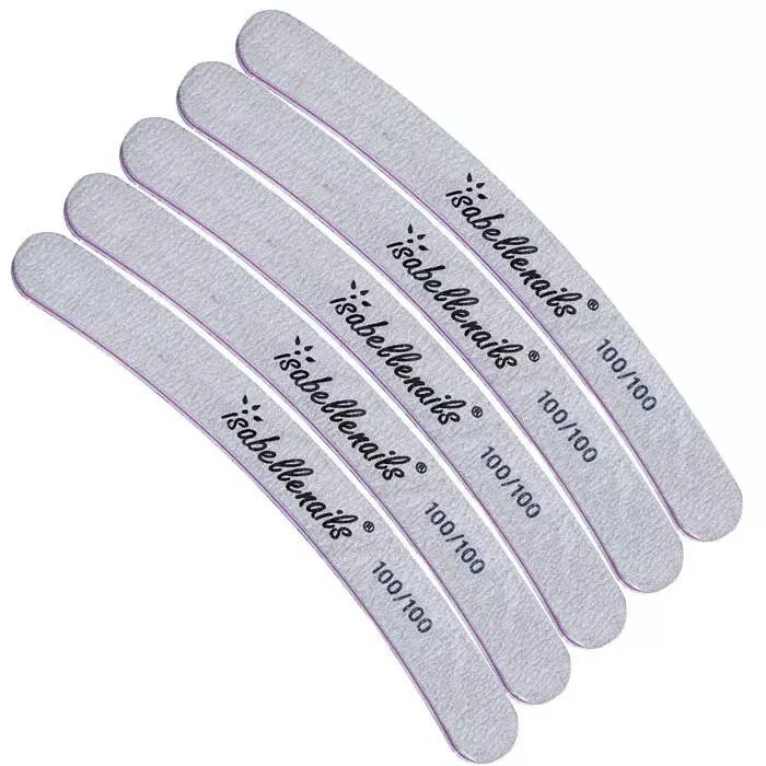 Pilnik do paznokci banan zebra 100/100 25 szt.