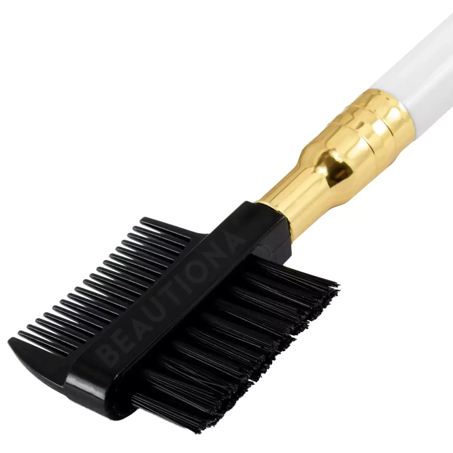 Szczoteczka do brwi i separator grzebyk do rzęs 2w1