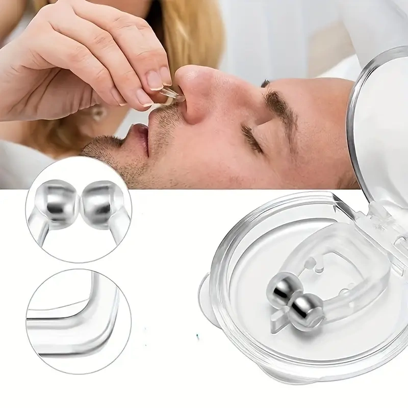 Klips magnetyczny do nosa przeciw chrapaniu