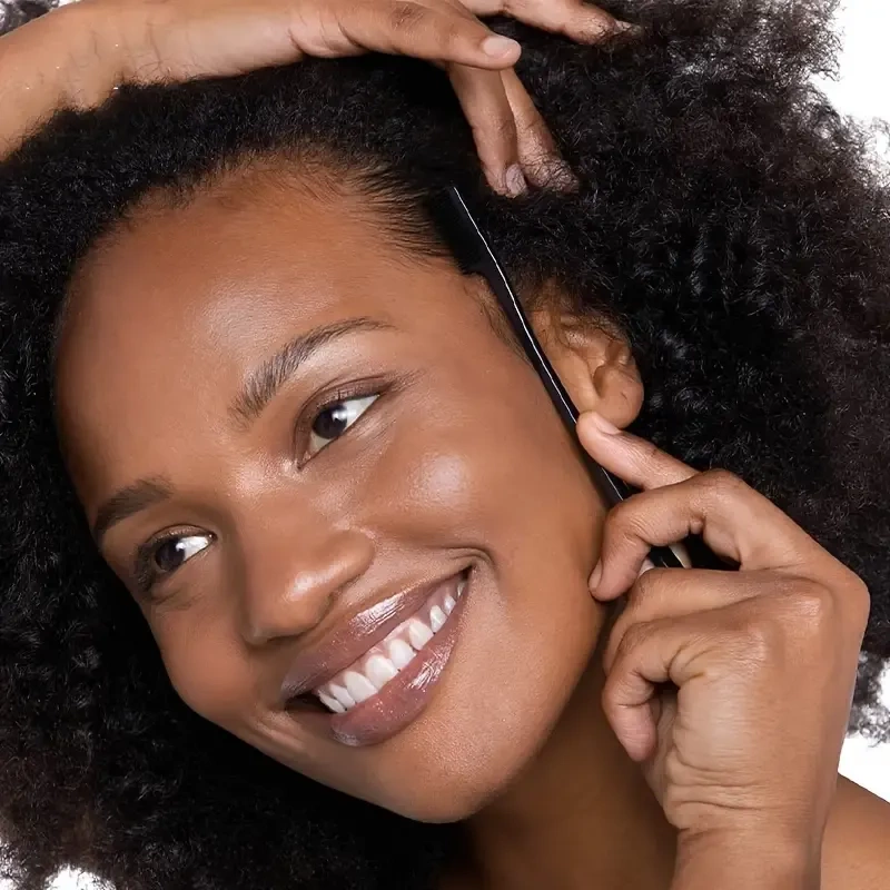 Szczoteczka do stylizacji włosów babyhair czarna