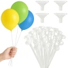 Patyczki do balonów z koszyczkami 100 szt 40 cm