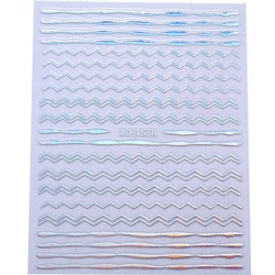 Naklejki 3D na paznokcie holo JO-1578