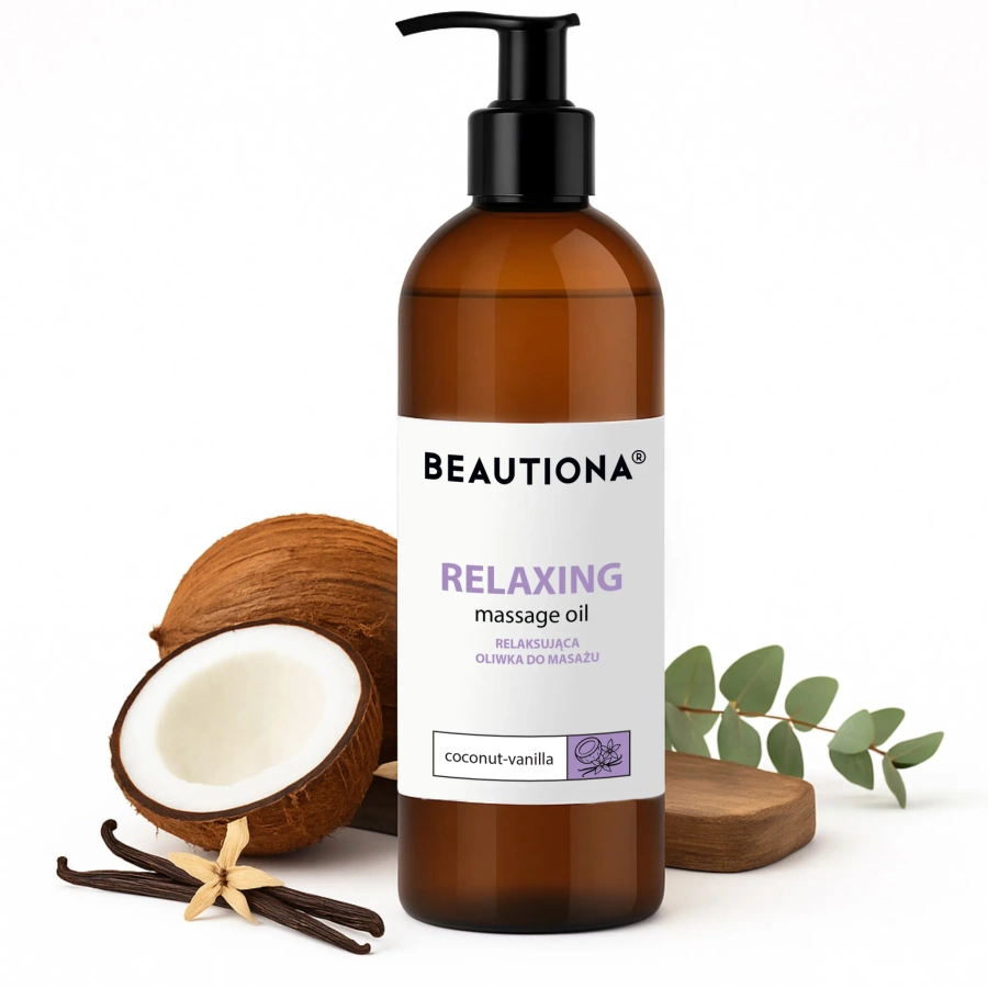 Oliwka do masażu ciała relaksująca Kokos & Wanilia 500 ml