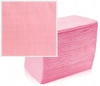 Serwety podfoliowane różowe podkłady 33x48 cm 50 sztuk