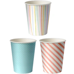 Kubki papierowe jednorazowe 50 szt. 250 ml