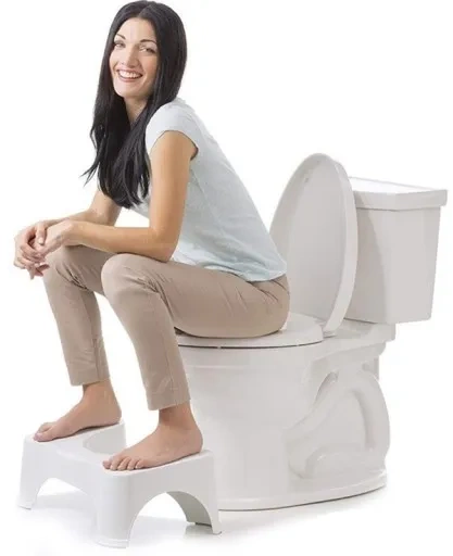 Łazienkowy podnóżek toaletowy 42 cm x 17 cm x 26 cm