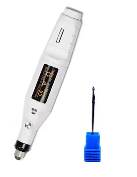 Zestaw do przedłużania hybryd z żelem, lampą Sun X7 MAX i frezarką