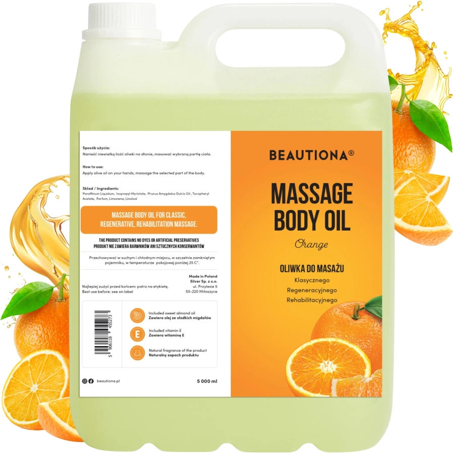 Oliwka olejek do masażu pomarańczowa 5000 ml