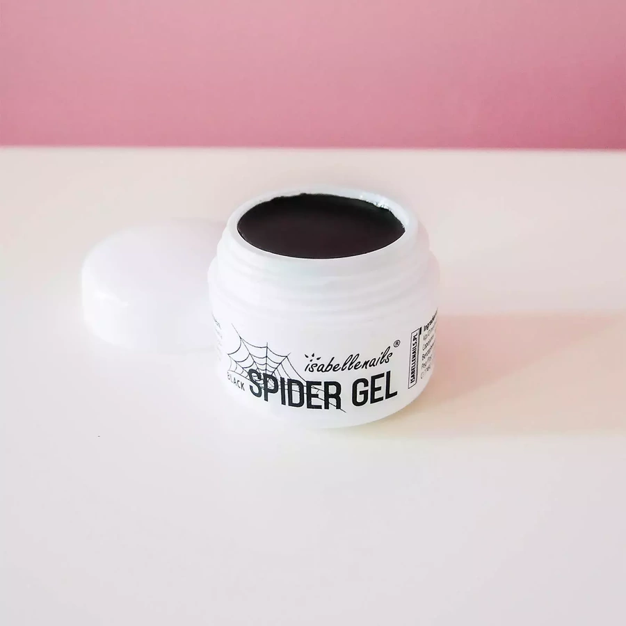 Spider gel żel do zdobień black isabellenails 5 g
