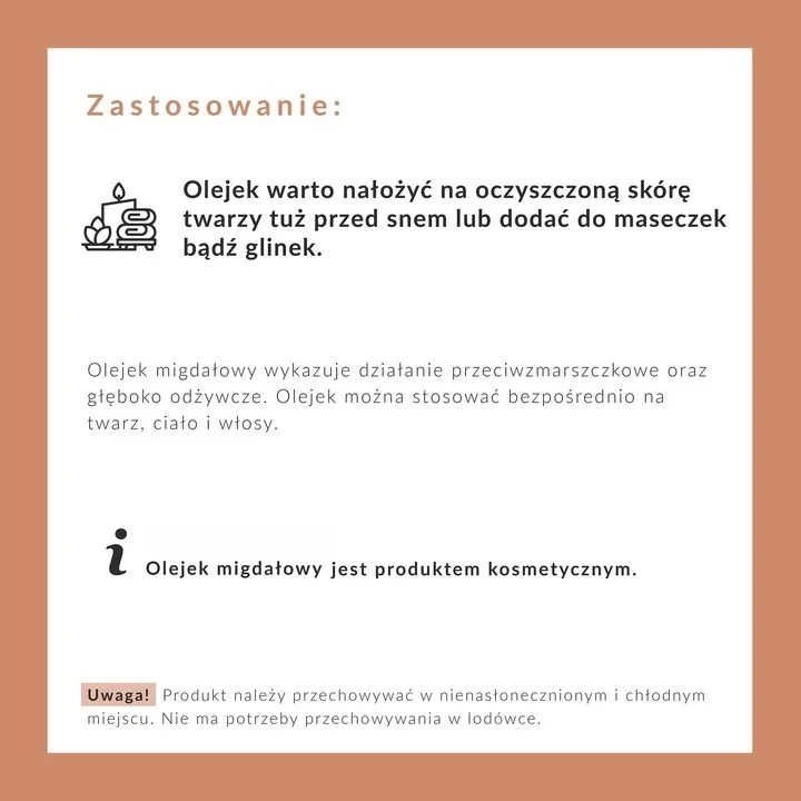 Olej Migdałowy ze słodkich migdałów 5000 ml