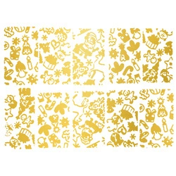 Naklejki świąteczne na paznokcie G140