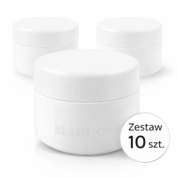 Słoiczki kosmetyczne 15 ml – zestaw 10 szt. | Pojemniki do kremów i próbek kosmetycznych
