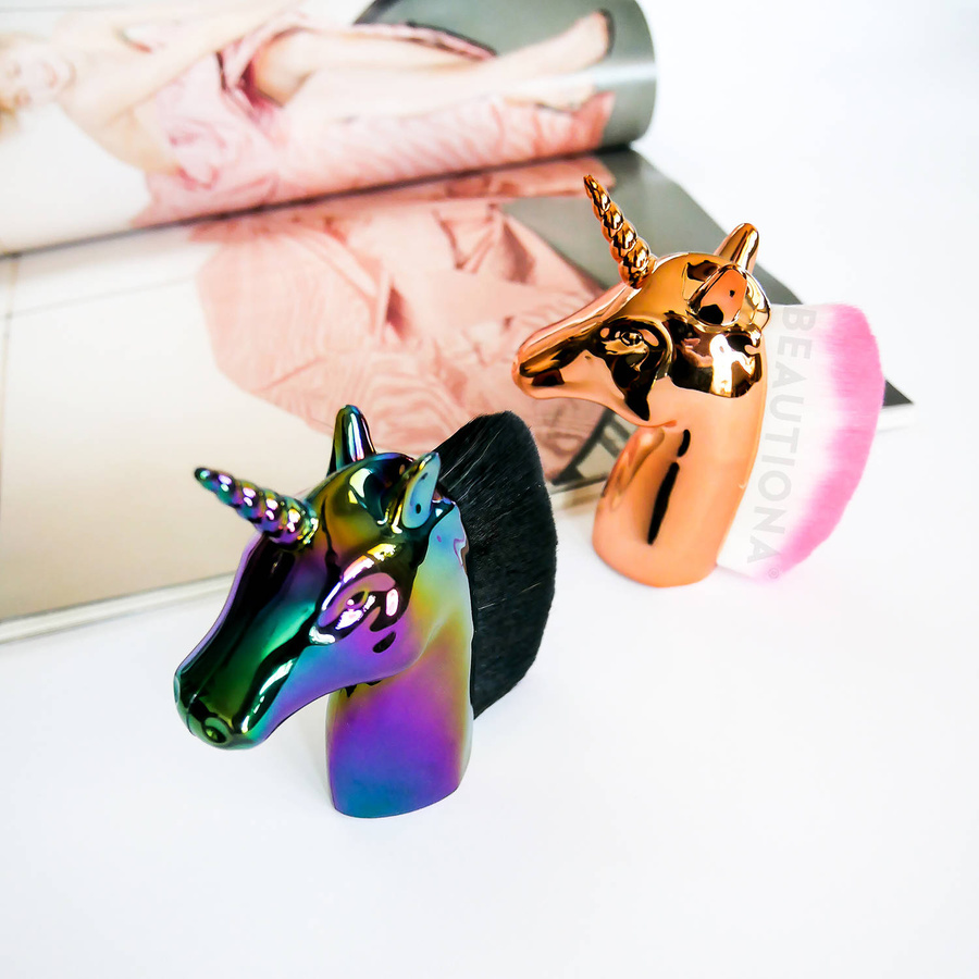 Pędzelek do pyłu jednorożec Black