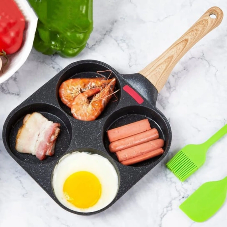 Granitowa patelnia do placków i jajek 19 cm