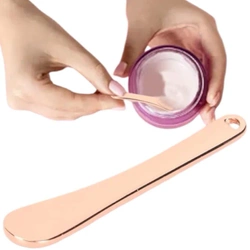 Wielorazowe szpatułki kosmetyczne do nakładania kremów Rose Gold