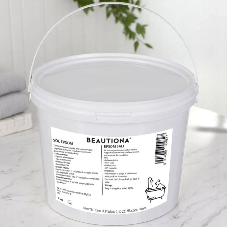 Sól epsom relaksacyjna do kąpieli 1 kg
