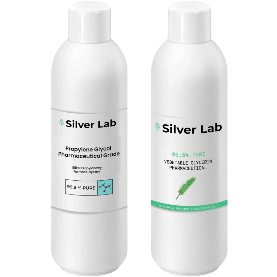 Gliceryna roślinna 99,5% 1L + Glikol propylenowy 99,8% 1L
