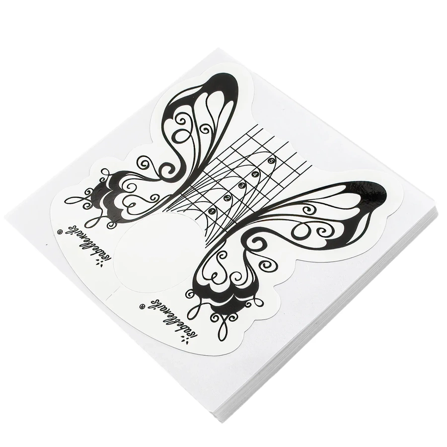 Szablony do przedłużania paznokci- motylki 20szt